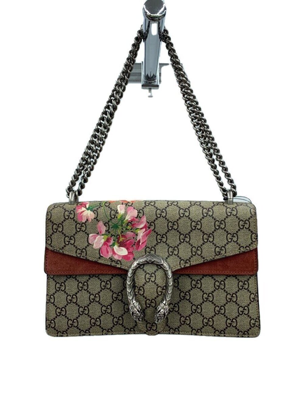 Gucci Dionysus GG Supreme Bloom shoulder bag tiger head